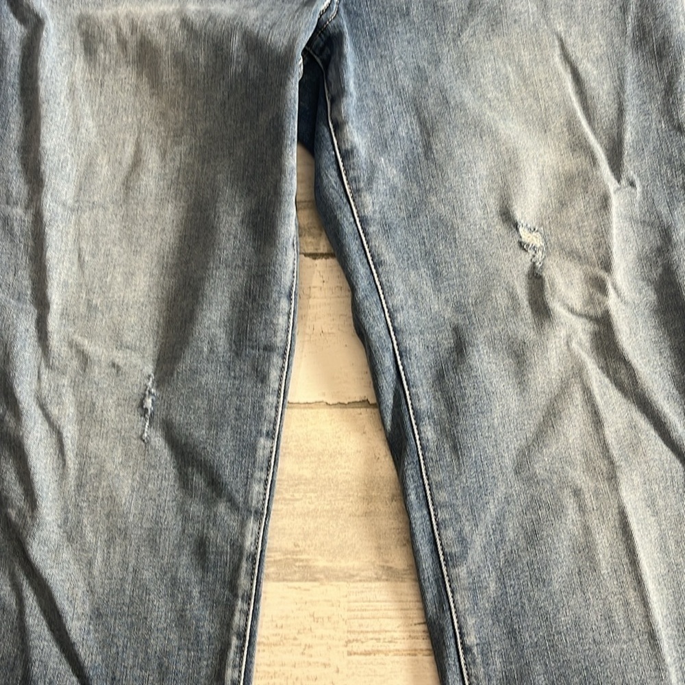 NYDJ Bleach Spattered Crop Jeans Size 12 - Picture 3 of 12